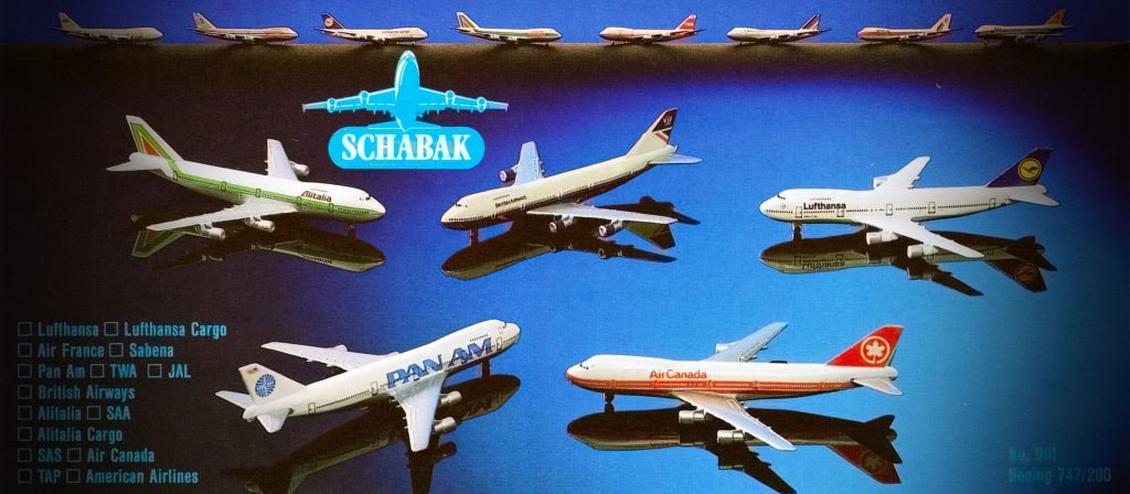 Coffret 4 Avions Lufthansa SCHABAK - Échelle 1/600 - Occasion